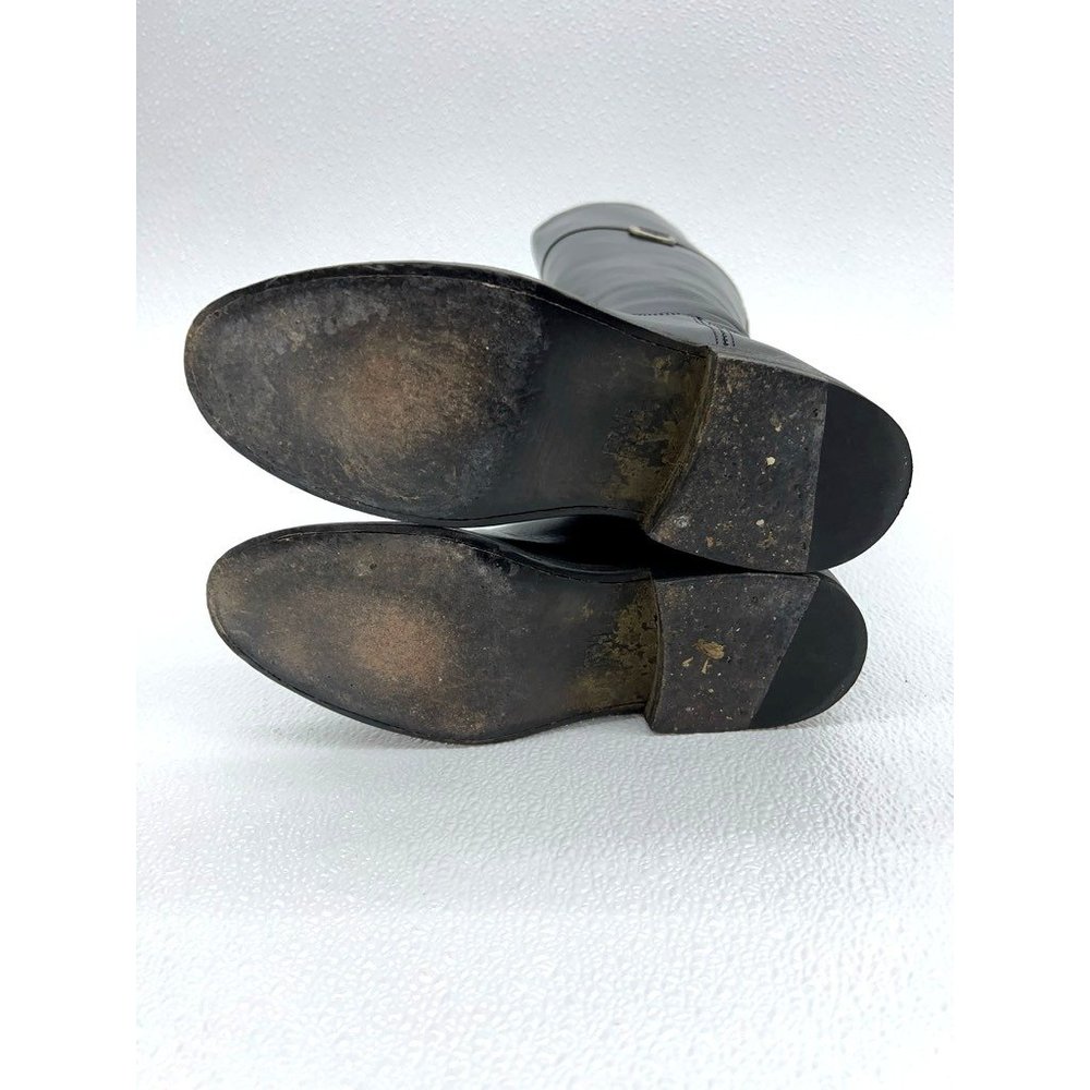 Frye Jayden Riding Boots High Knee Western Tall Boots D Ring Womens 6 B Black - Picture 8 of 10